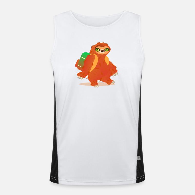 Sloth Hiking Backpack Men's Functional Contrast Tank Top 