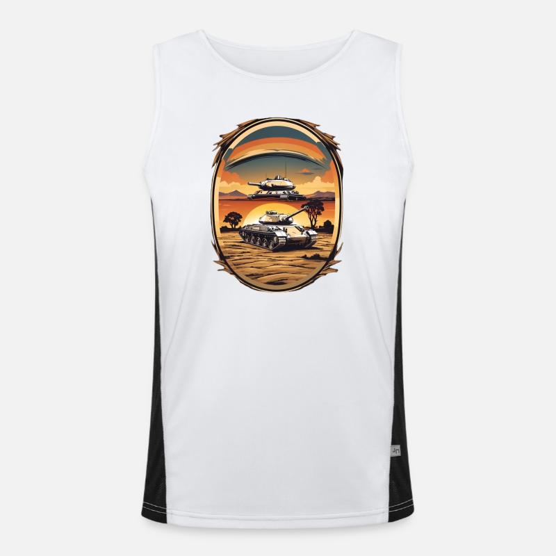 Tank Men's Functional Contrast Tank Top 