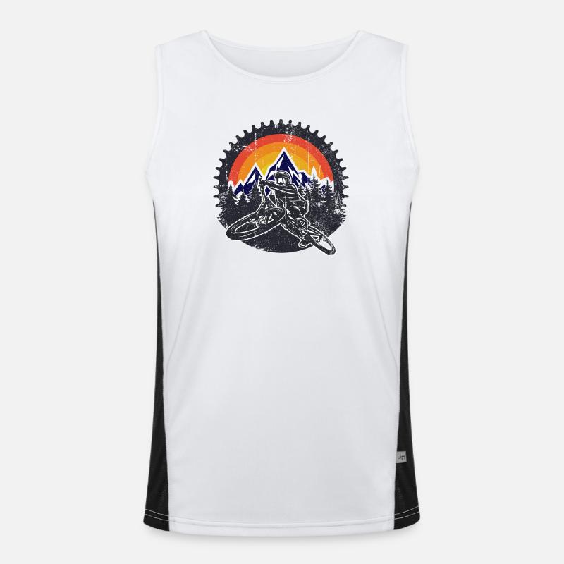 Sunset Peaks MTB Dash Men's Functional Contrast Tank Top 