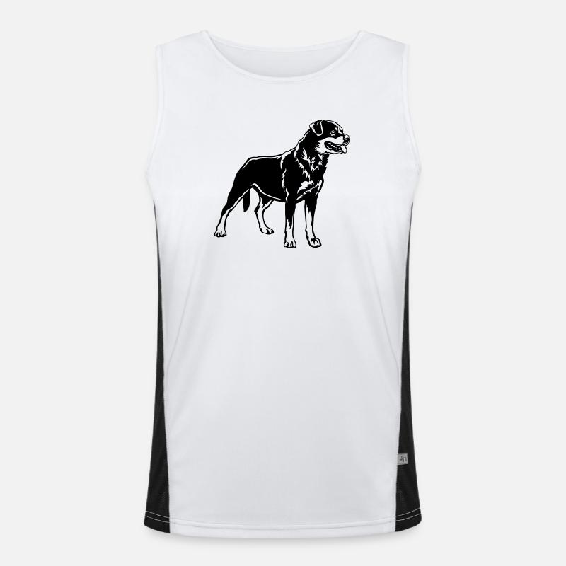 Rottweiler Débardeur respirant contrasté Homme 