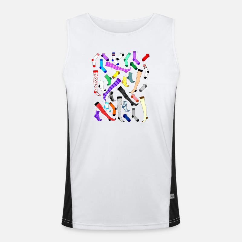 socks Men's Functional Contrast Tank Top 