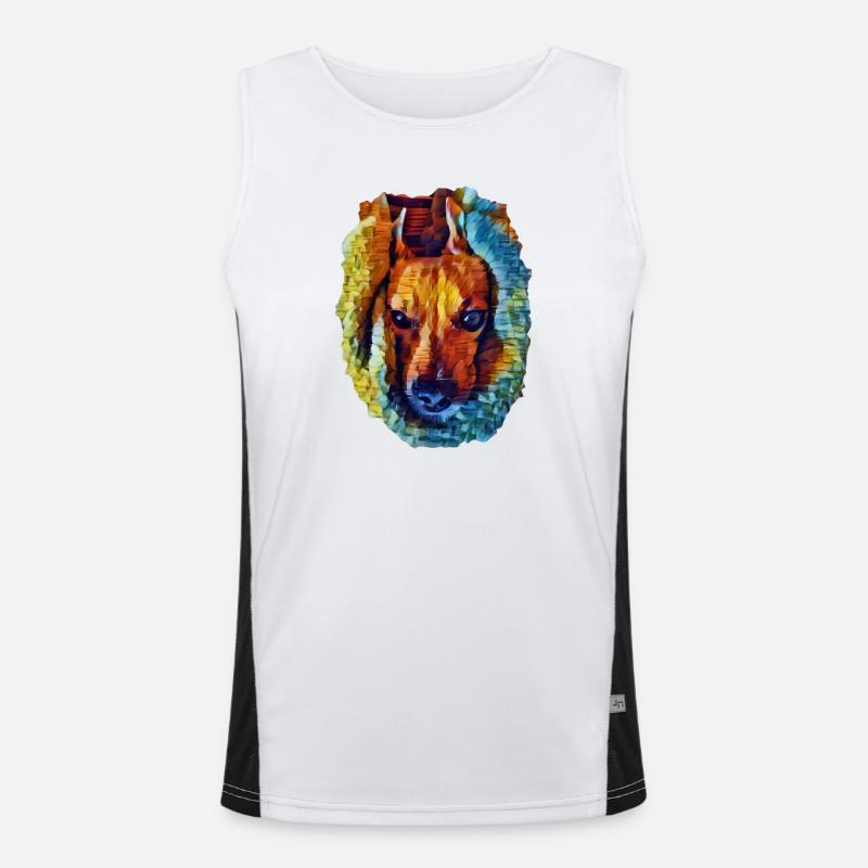 Lucy Funktionelles Kontrast-Tank Top für Männer 