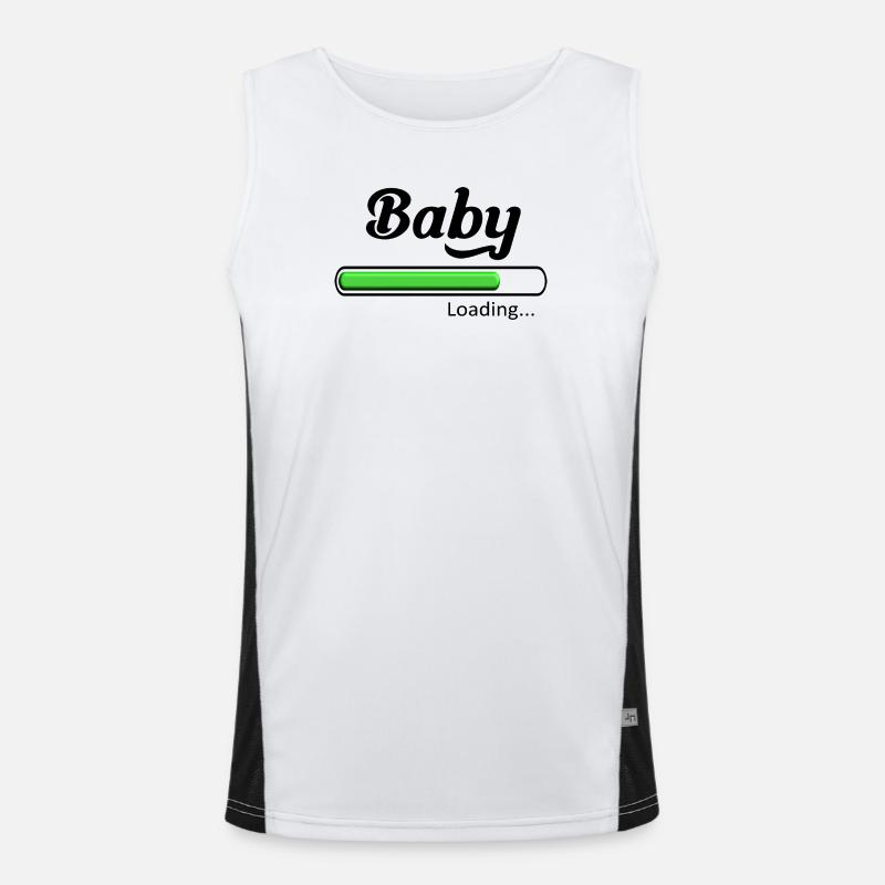 Baby-Loading. Funktionelles Kontrast-Tank Top für Männer 