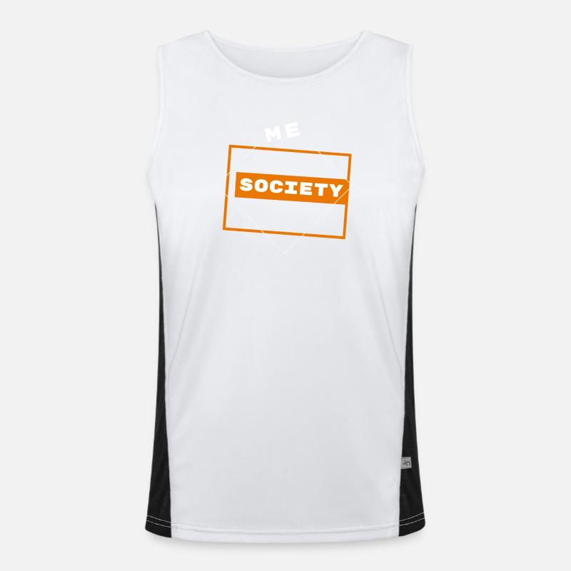 Chemise statement Society Me Out The Box Débardeur respirant contrasté Homme 