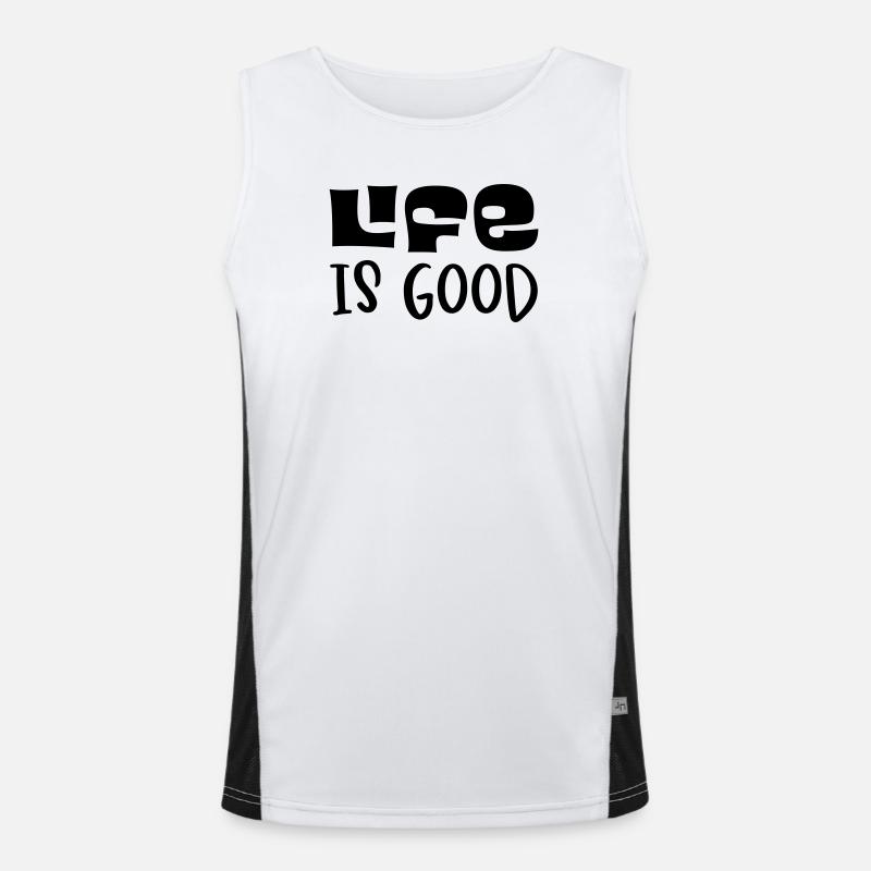 Funny sayings Men's Functional Contrast Tank Top 