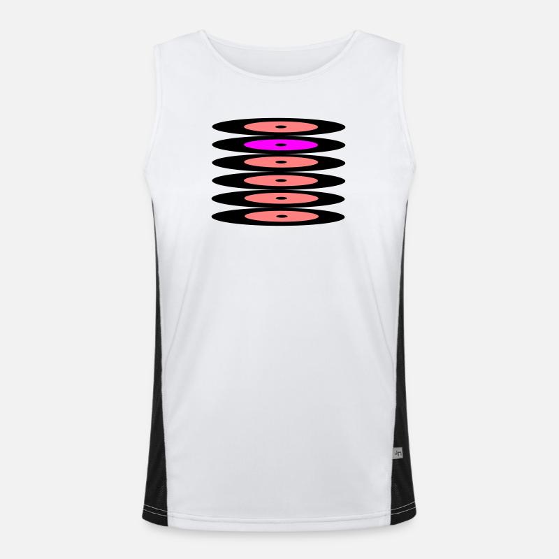 Records Men's Functional Contrast Tank Top 