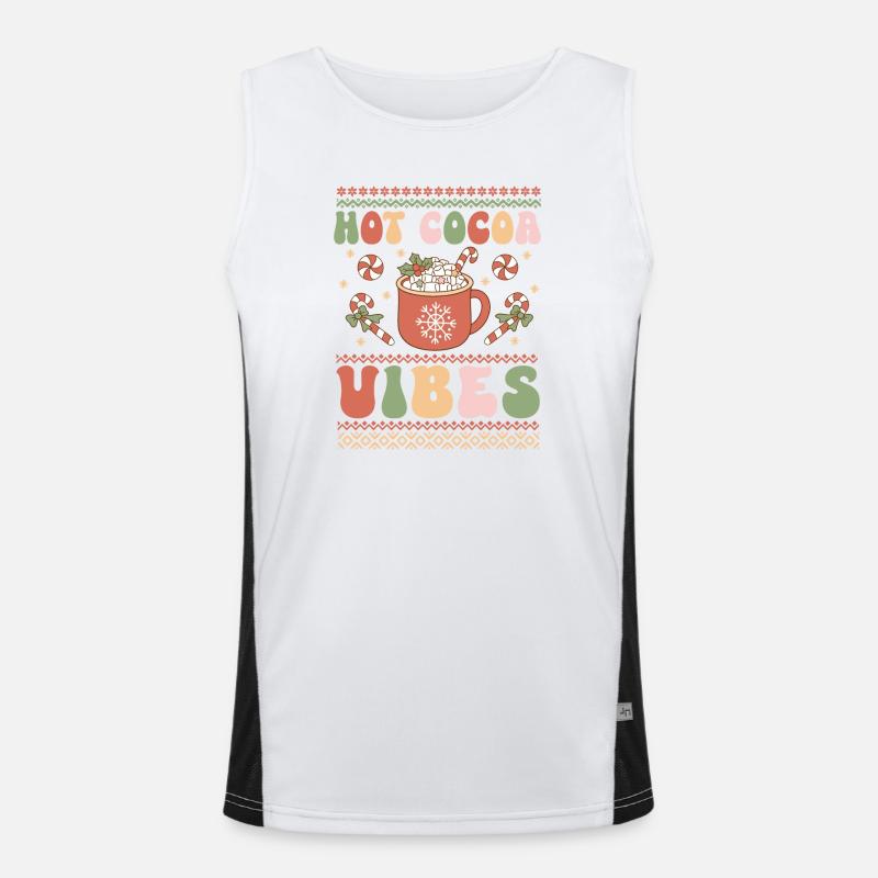 Pull de Noël moche Débardeur respirant contrasté Homme 