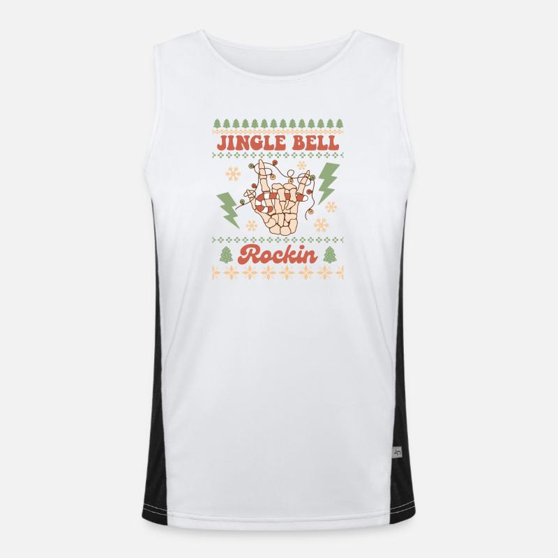 Pull de Noël moche Débardeur respirant contrasté Homme 
