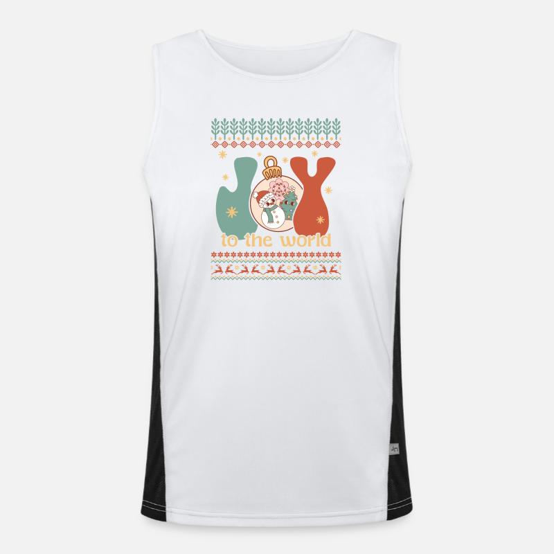 Pull de Noël moche Débardeur respirant contrasté Homme 