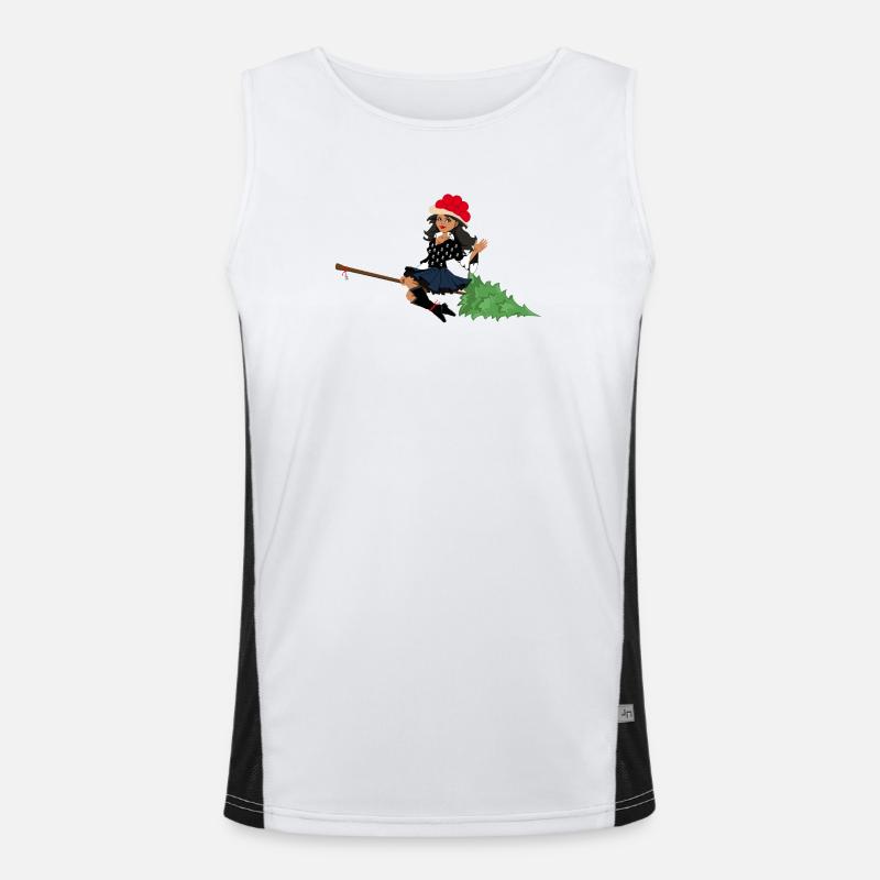 Black Forest Witch Men's Functional Contrast Tank Top 