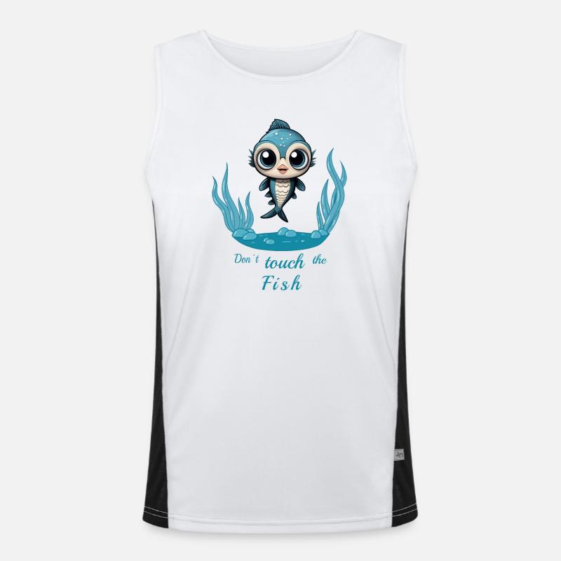 Sweet Fish Men's Functional Contrast Tank Top 