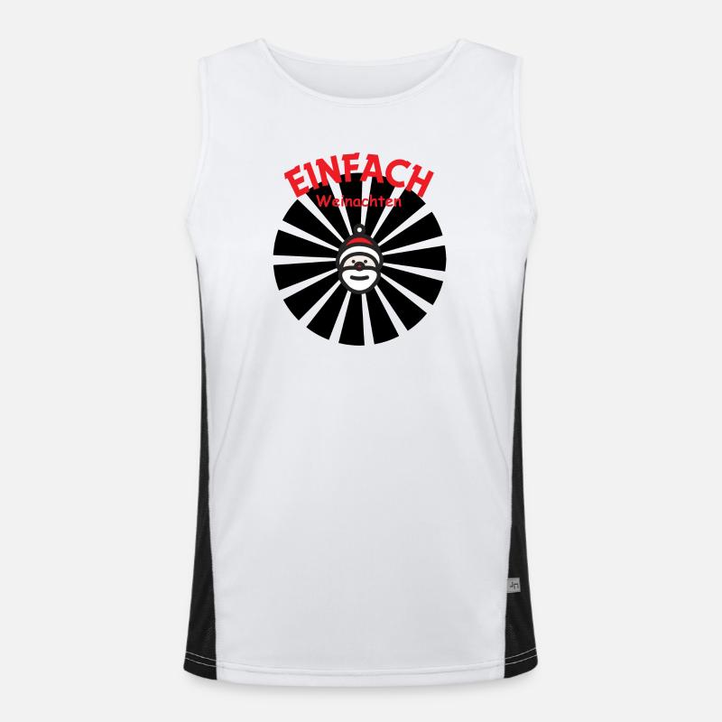 Simplement le Père Noël Débardeur respirant contrasté Homme 