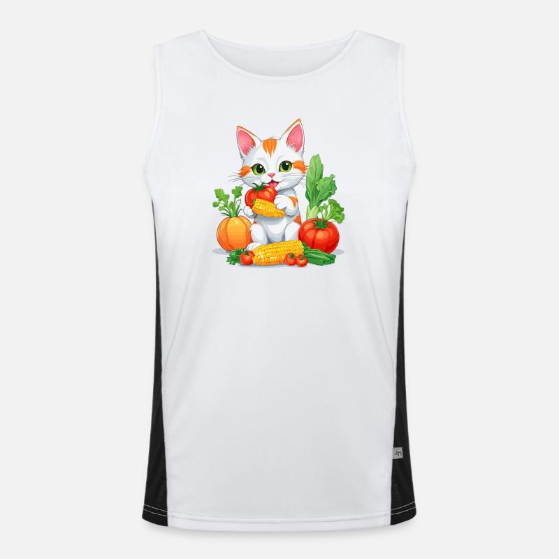 Chat Bio Débardeur respirant contrasté Homme 