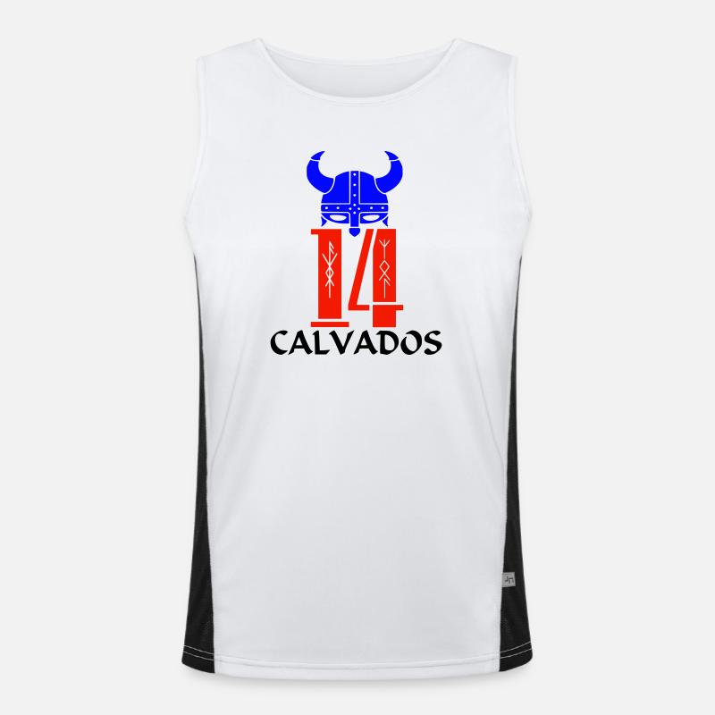 Calvados Funktionelles Kontrast-Tank Top für Männer 
