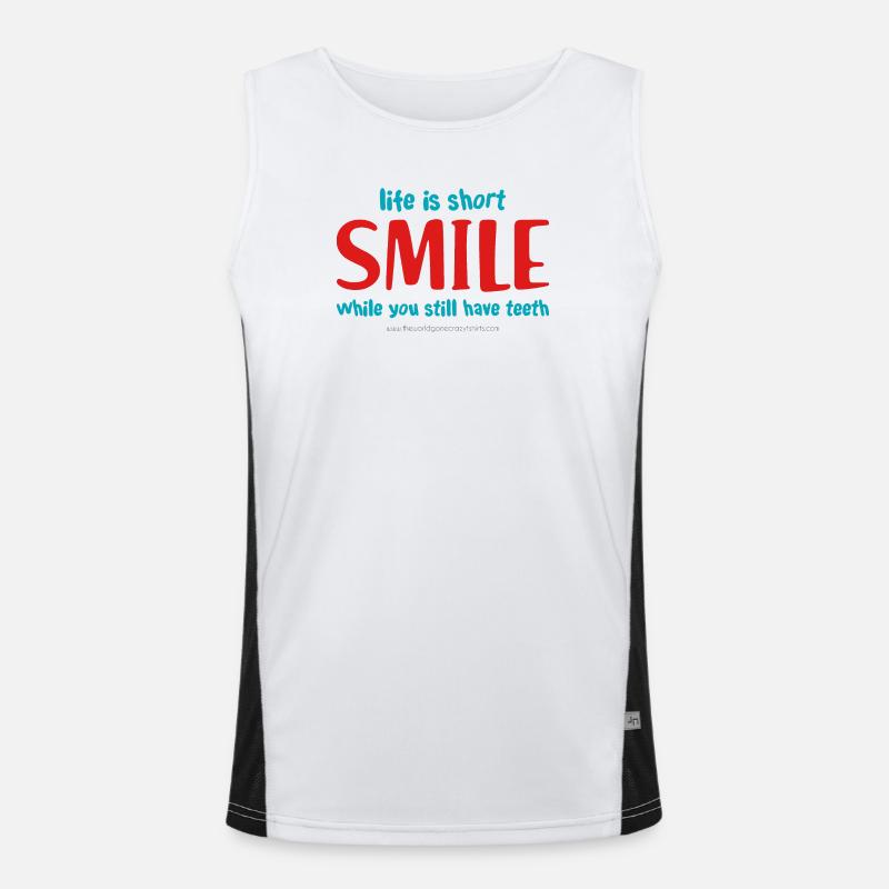 Sourire Débardeur respirant contrasté Homme 