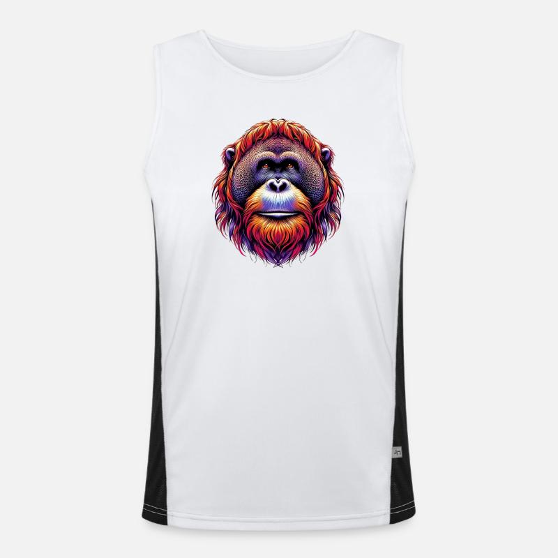 Orangutan Orangutan Men's Functional Contrast Tank Top 