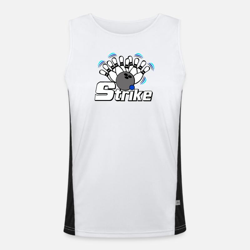 Strike Bowling Débardeur respirant contrasté Homme 