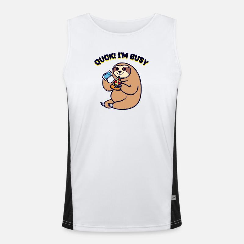 Drôle, ça n’a pas d’importance, l’attitude de déclaration n’a pas d’importance pour moi Débardeur respirant contrasté Homme 