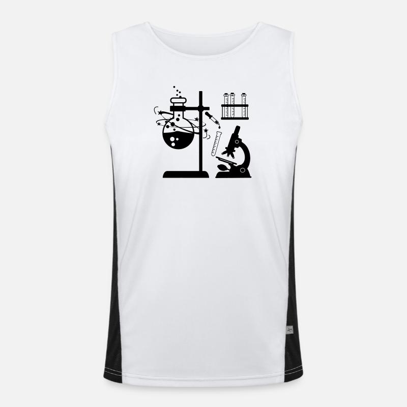 Experiment Research Laboratory Men's Functional Contrast Tank Top 