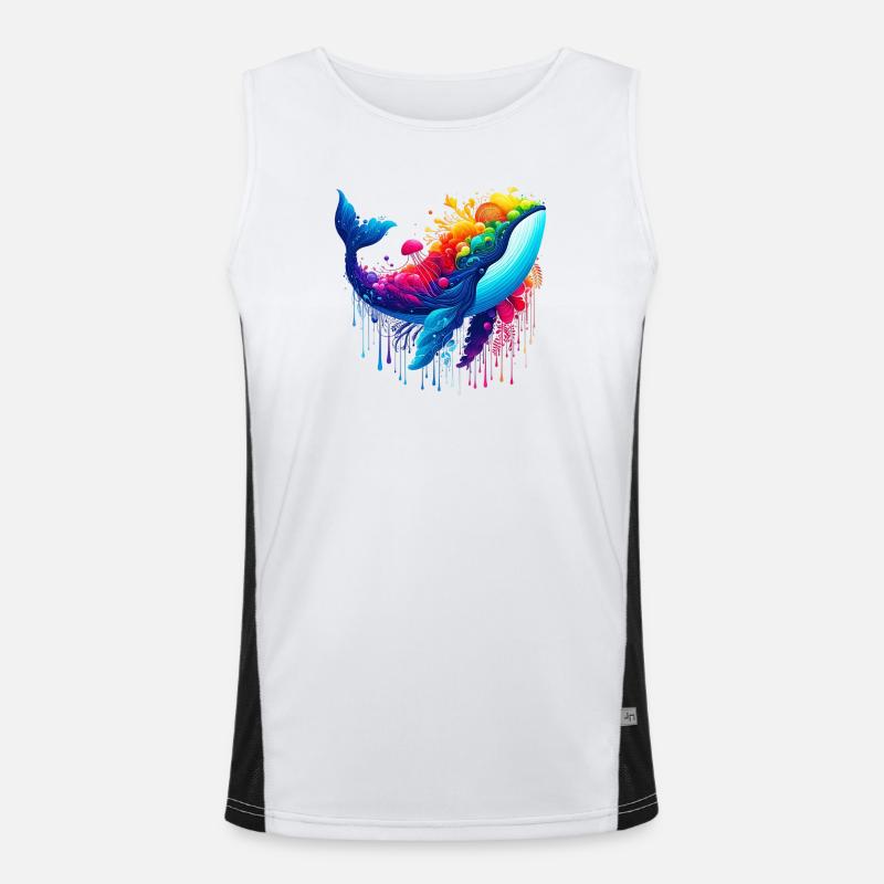 Wal Funktionelles Kontrast-Tank Top für Männer 