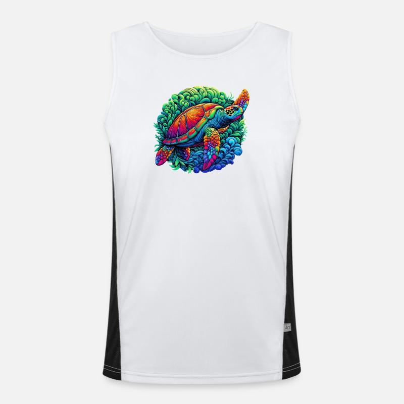 Turtle Men's Functional Contrast Tank Top 