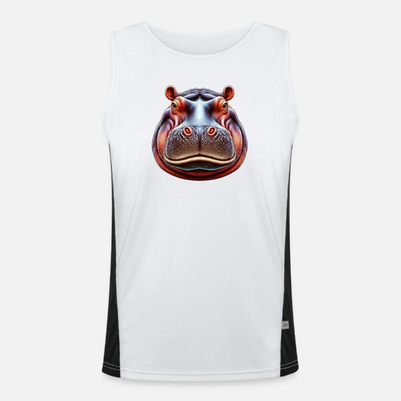 Hippopotame Débardeur respirant contrasté Homme 
