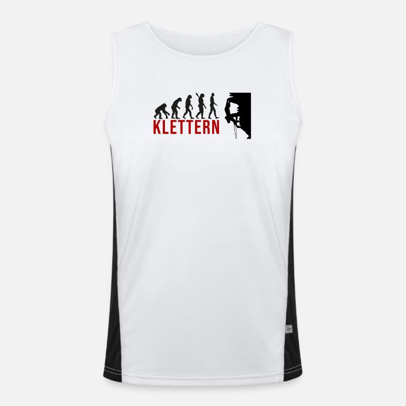 Ecolution Klettern Funktionelles Kontrast-Tank Top für Männer 