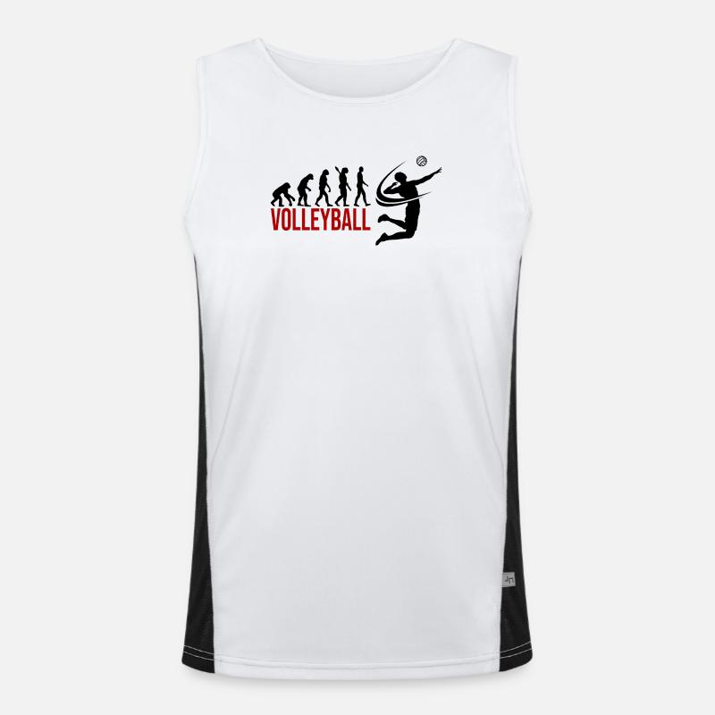 Evolution Volleyball Funktionelles Kontrast-Tank Top für Männer 