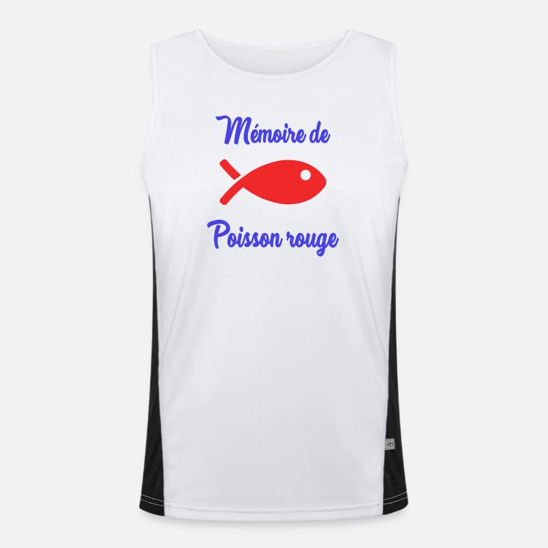 POISSON. POISSON D'AVRIL. HUMOUR Débardeur respirant contrasté Homme 