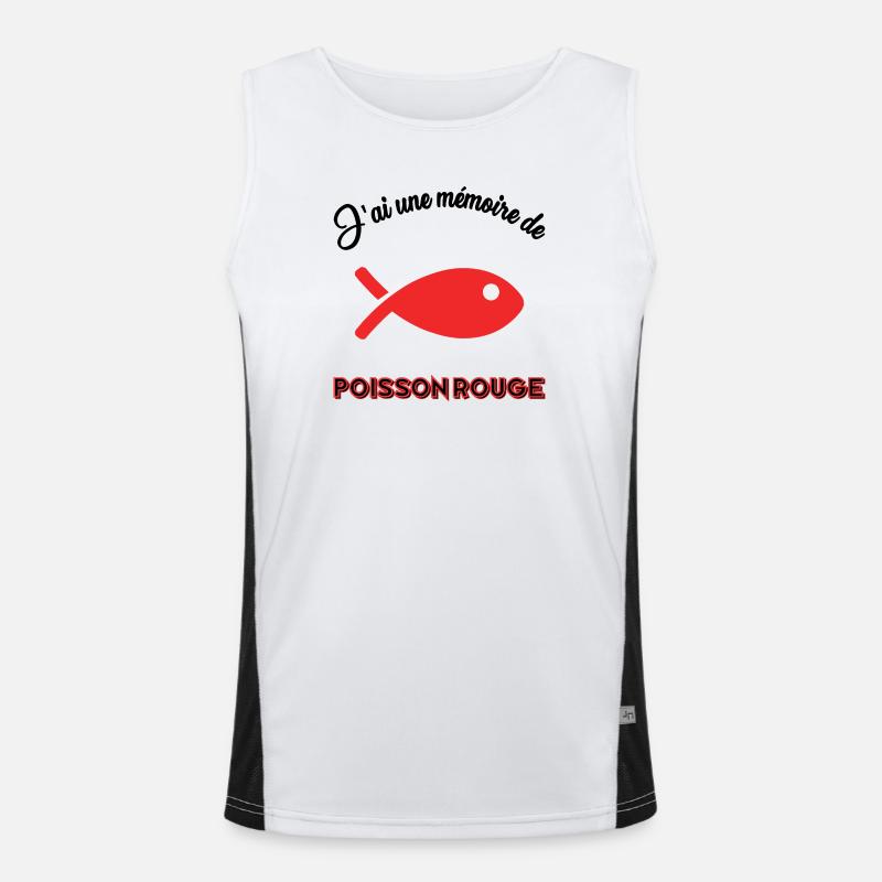 FISH. MEMORY Men's Functional Contrast Tank Top 
