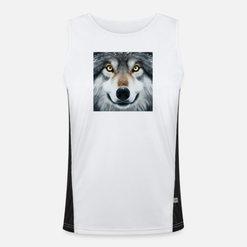 Le regard du loup Débardeur respirant contrasté Homme 