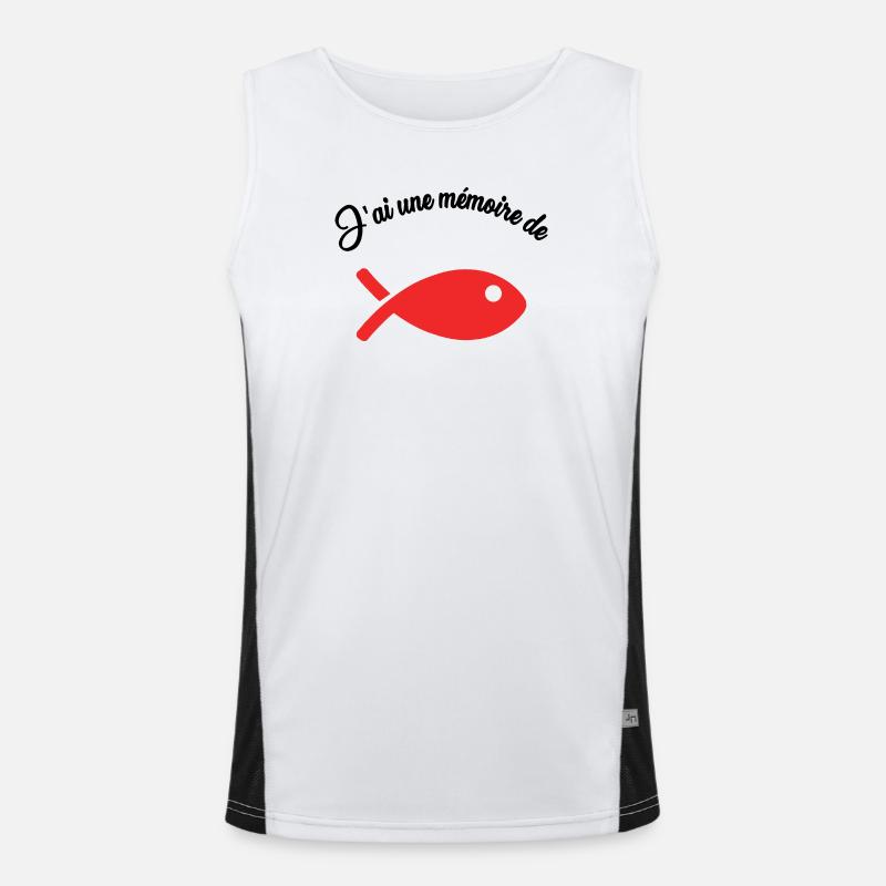 FISH. MEMORY Men's Functional Contrast Tank Top 