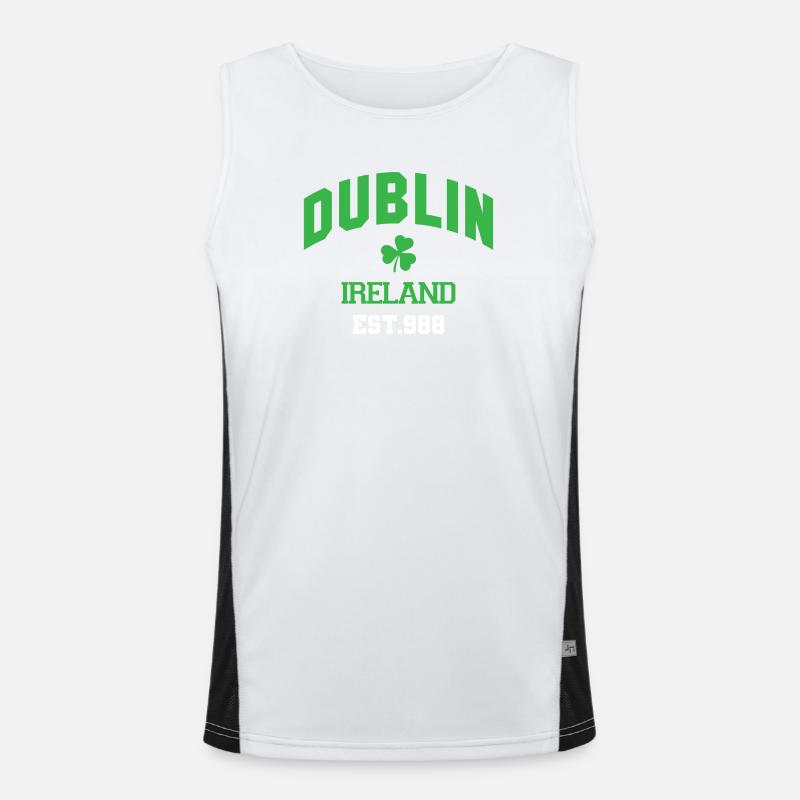 Dublin - Irlande Débardeur respirant contrasté Homme 