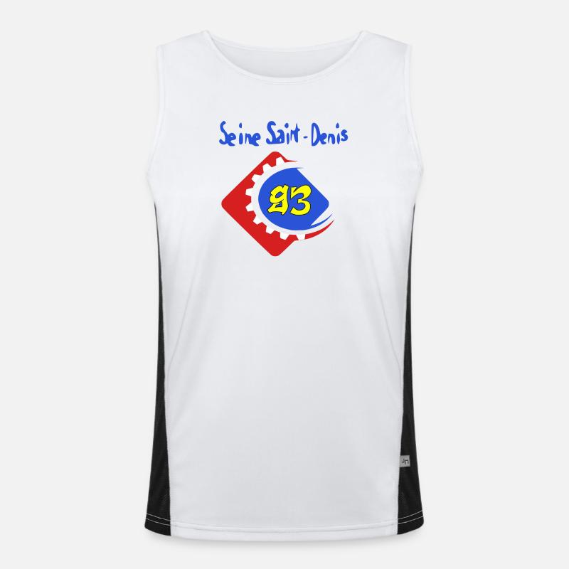 Seine Saint Denis Men's Functional Contrast Tank Top 