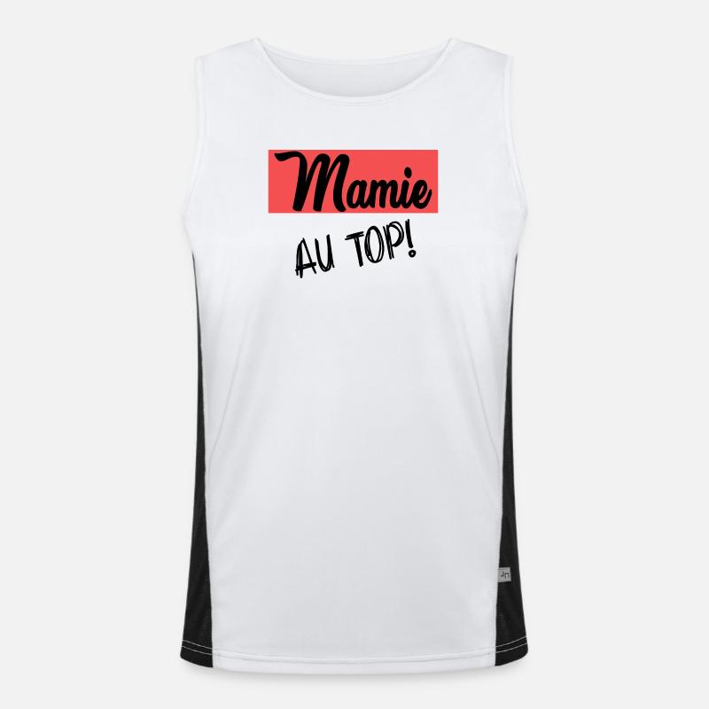 OMA Funktionelles Kontrast-Tank Top für Männer 