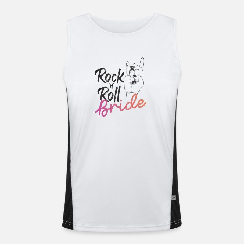 Rock 'n' Roll Bride Men's Functional Contrast Tank Top 