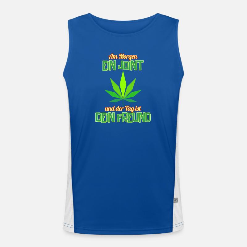 Joint am Morgen Funktionelles Kontrast-Tank Top für Männer 
