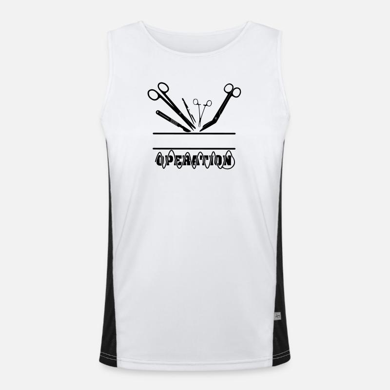 Nom de l’opération Bannière Suture Débardeur respirant contrasté Homme 