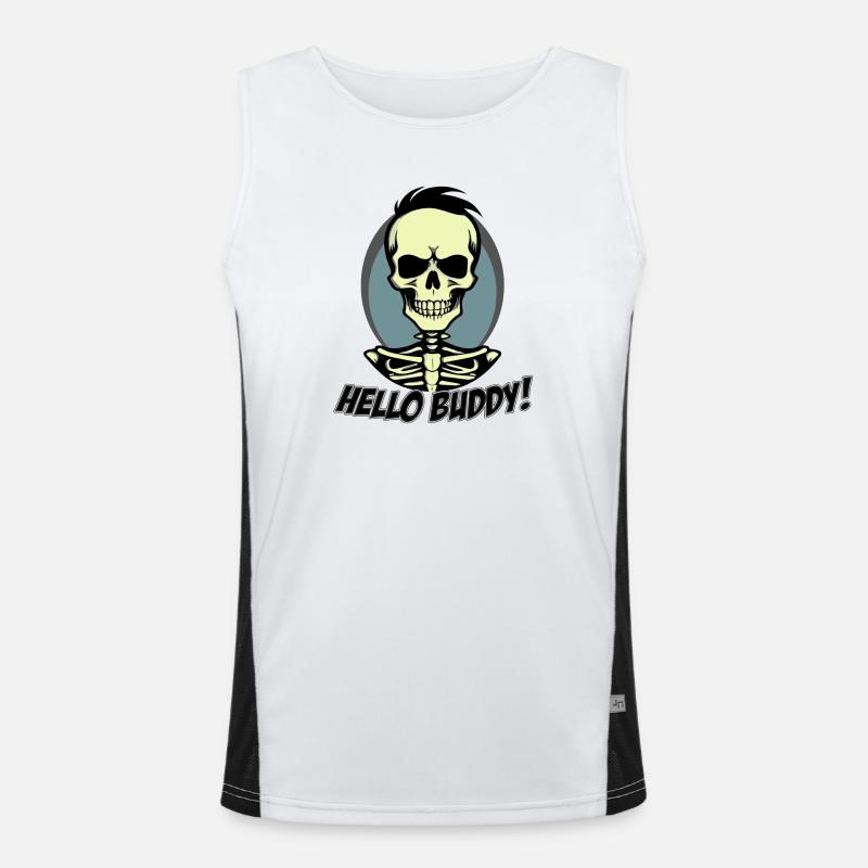 Hello Buddy 2 Funktionelles Kontrast-Tank Top für Männer 