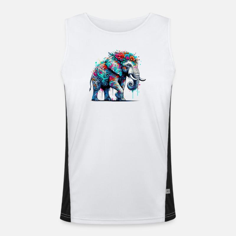 Elephant Men's Functional Contrast Tank Top 