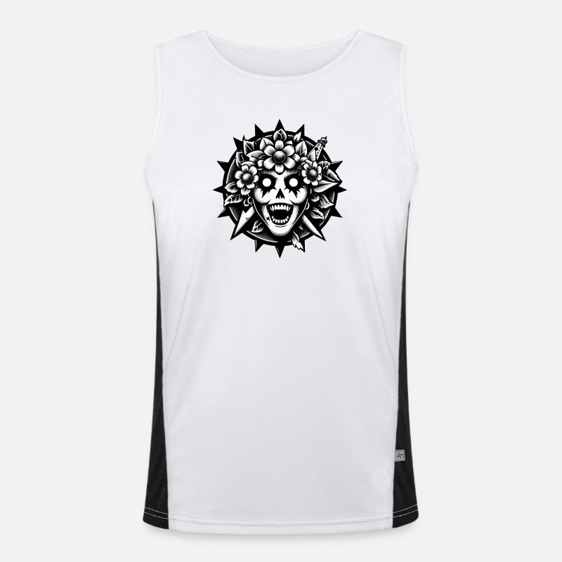 Dia de los vampiros Débardeur respirant contrasté Homme 