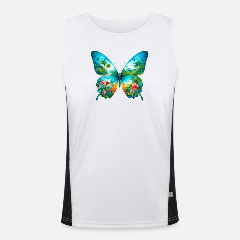 Butterfly Men's Functional Contrast Tank Top 