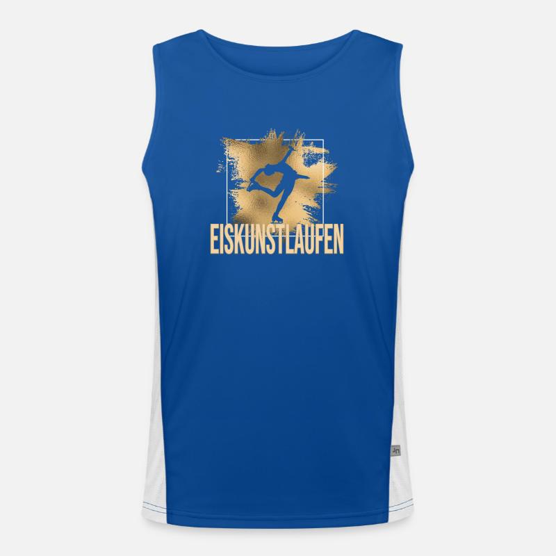 Eiskunstlauf Funktionelles Kontrast-Tank Top für Männer 