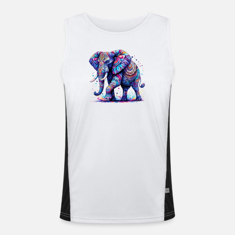 Elephant Men's Functional Contrast Tank Top 