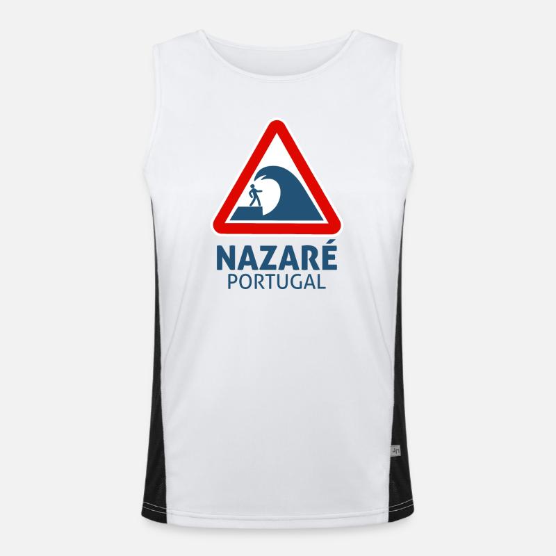 Nazaré Funktionelles Kontrast-Tank Top für Männer 
