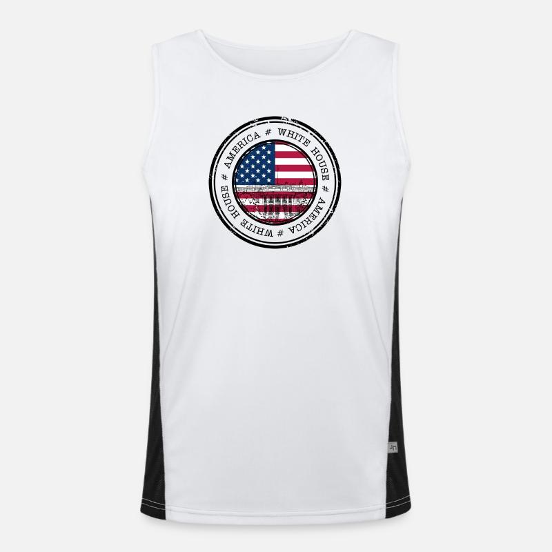 Flagline Capitol Circle Men's Functional Contrast Tank Top 