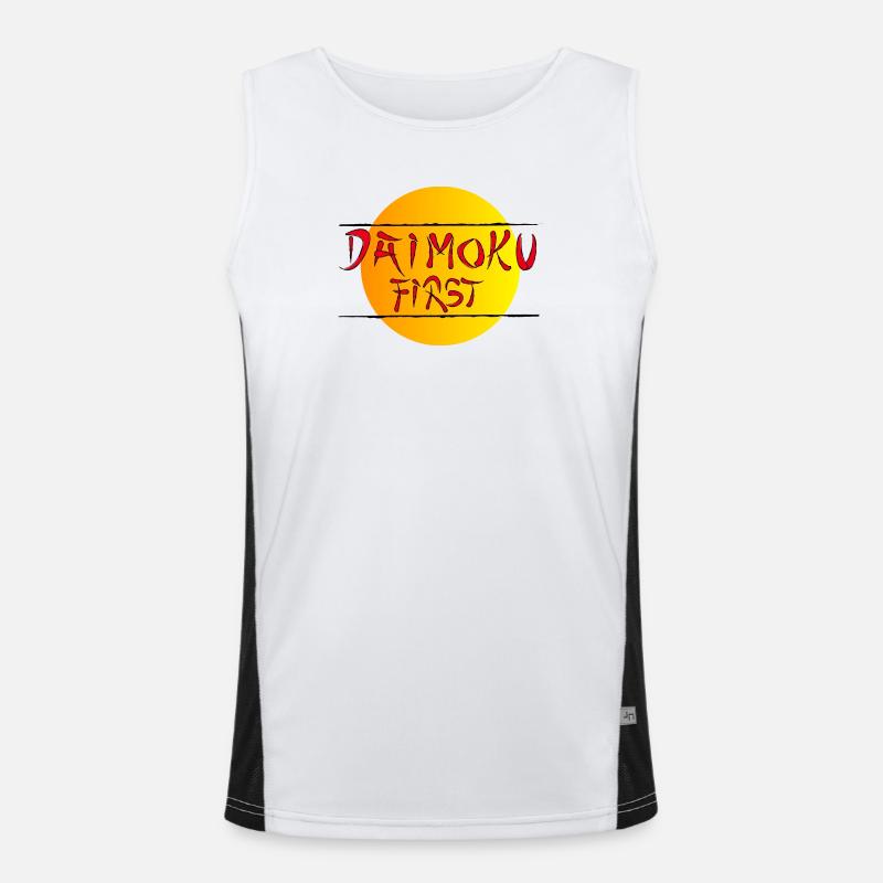 Daimoku First Funktionelles Kontrast-Tank Top für Männer 