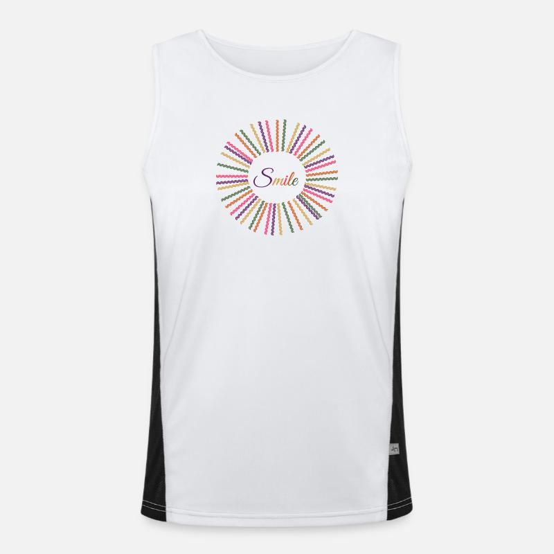 Smile Men's Functional Contrast Tank Top 