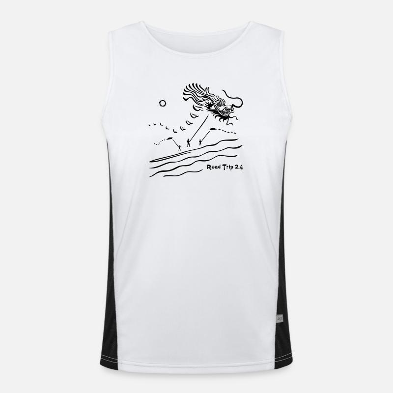 Drache RTM2.4 Funktionelles Kontrast-Tank Top für Männer 