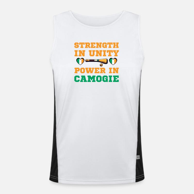 La force de l’unité, la puissance de Camogie Débardeur respirant contrasté Homme 